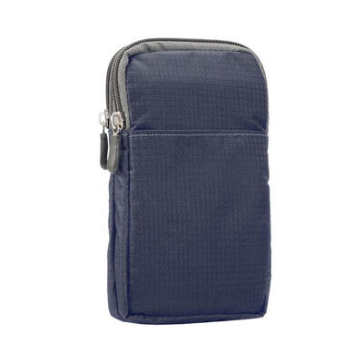 

Canvas Multi Layer Zipper Phone Pouch Belt Clip Bag Wallet Sports Case Bag