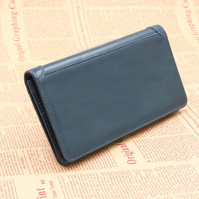 

Tailored Men Genuine Leather Wallet Leather CreditID Card Holder Purse Wallet BK