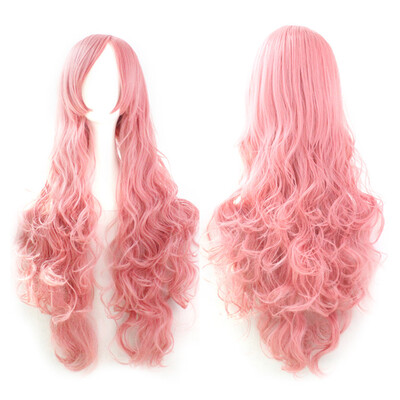 

〖Follure〗Cosplay Costume Wigs Women Long Curl Wavy Red Halloween Party Anime Hair
