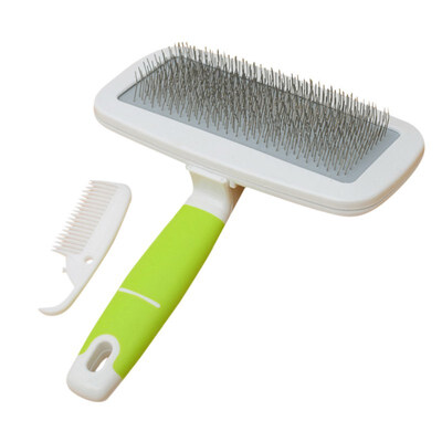 

Cats Dogs Pet Soft Needle Comb Cat Beauty Clean Hair Brush Grooming Rake With Small Comb For Dogs And Cats Comfortable Handle