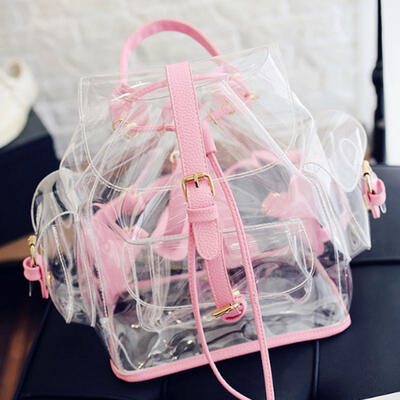 

Summer New Transparent Backpack Casual Student Bag