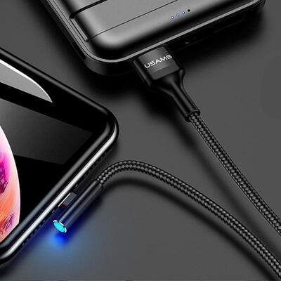 

Mobile Phone Cable Elbow Lightning USB Fast Charging Cables For IPhone