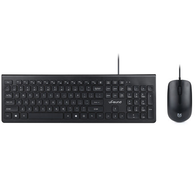

Founder uFound U762 wired keyboard&mouse set office chocolate external notebook keyboard mouse&keyboard set