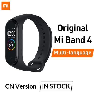 

2019 Original Xiaomi Mi Band 4 band3 Smart Color Screen Bracelet Heart Rate Fitness 135mAh Bluetooth50 50M Swimming Waterproof