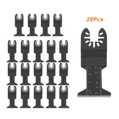 

Greensen 20Pcs 44mm Oscillating Multi Tool Long Teeth Saw Blades for Bosch Dremel Fein