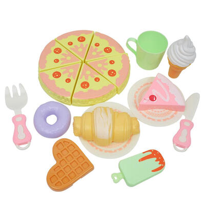 

DIY Birthday Cake Cutting Toys Kids Kitchen Food Pretend Play Toy Gifts