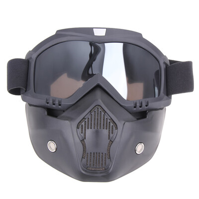 

Motorcycle Goggles Mask Detachable Style Protect Padding Helmet