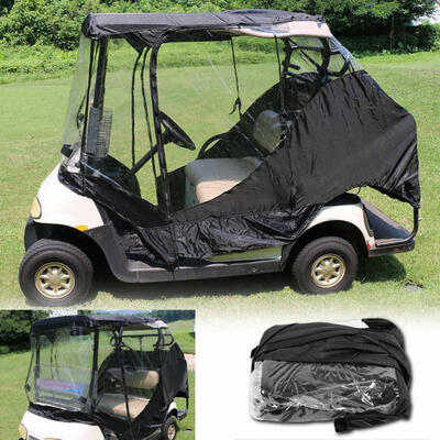 

Greensen Waterproof Golf Cart Rain Cover Club Car Two-person 2-Seater Carts