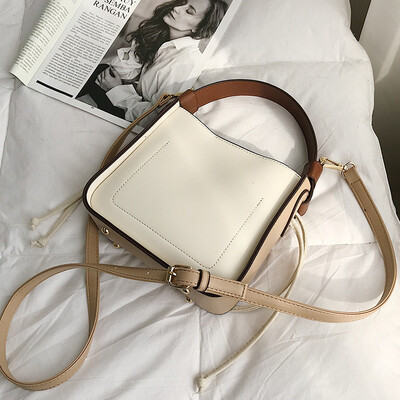 

Summer new texture chic bag female 2019 new Korean version of the wild single shoulder slung fashion portable bucket bag