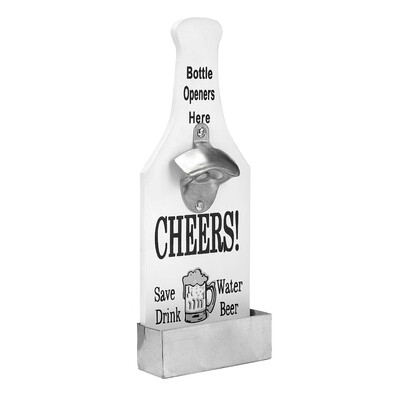 

Creative Bar Home Wall Decoration Wooden Beer Bottle Opener