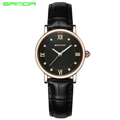 

7 fashion waterproof quartz simple belt couple watch