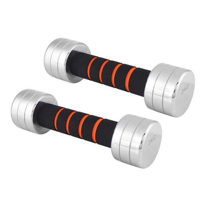 

Greensen Silver Steel Weight Lifting Training Arm Muscle Body Shape Exercise Detachable Dumbbell