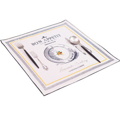 

Table Background Cloth Mat Cotton Linen Napkin Mat Household Desktop Napkin Mat