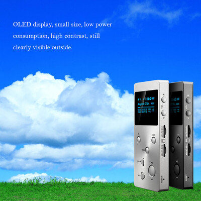 

Mini XDUOO X3 HI-FI Music Player JZ4760B Chip 24bit192khz HD format Audio Player Lossless Music Player Silver Supports MP3 WMA A