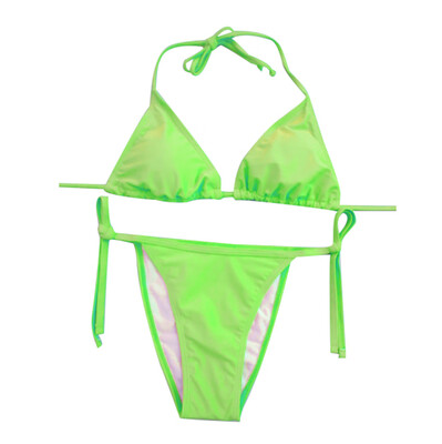 

Roseonmyhand Women Bandeau Bandage Bikini Set Push-Up Brazilian Swimwear Beachwear Swimsuit