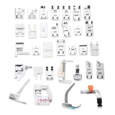 

32pcs Domestic Sewing Machine Presser Feet Accessories