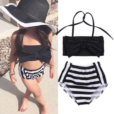 

2pcs Toddler Kids Baby Girls Tankini Bikini Set Swimwear Swimsuit Bathing Beachwear