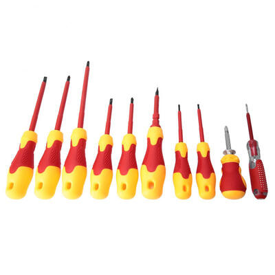 

Greensen 10PCS Multi-function Electrician Insulated Screwdriver Slot Cross Screwdriver Repair Tools