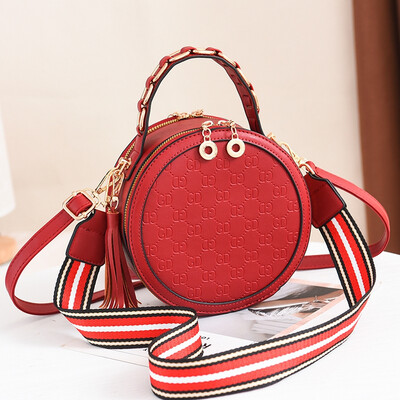 

Summer bag lady new style Korean version of small fresh Single Shoulder Bag Fashion Baitao oblique straddle bag small round bag