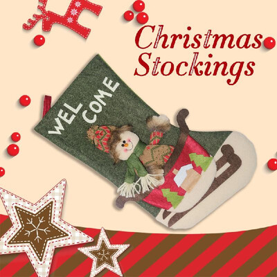 

Christmas New Style Creative Christmas Candy Bag Christmas Socks Gift Bag Christmas Tree Pendant Christmas Decoration For Christm