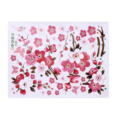 

PVC Beautiful Sakura Wall Stickers Removable Home Room Wall Decor