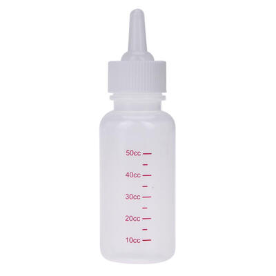 

50ml Puppy Kitten Feeding Bottle Pet Dog Cat Transparent Silicone Feeder