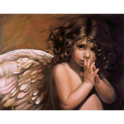 

5D DIY Diamond Painting Wings Angel Kid Cross Stitch Embroidery Mosaic Kit