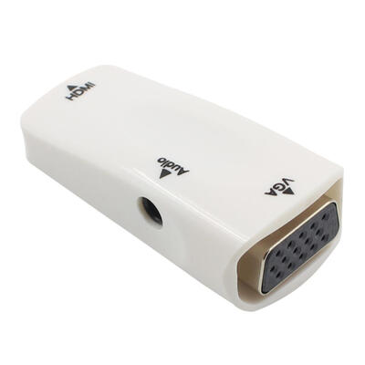 

HDMI Female to VGA Female Converter Adapter 1080P With Audio Cable For PC