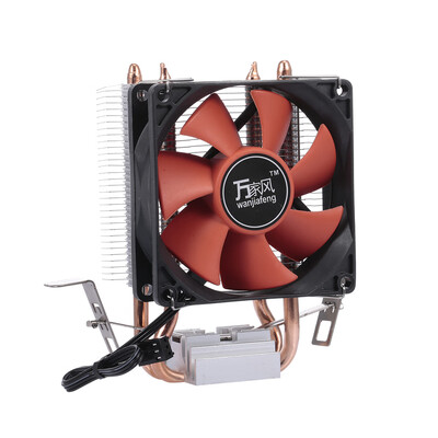 

Hydraulic CPU Cooler Heatpipe Fans Quiet Dual Tube Heatsink Radiator for Intel AMD
