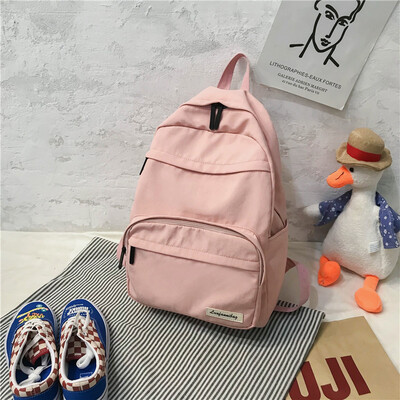 

Ins schoolbag female Korean version of high school Suzu Ulzzang college students shoulder bag ancient feeling large capacity Backp