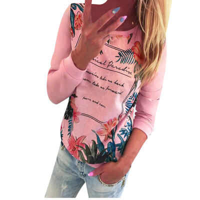 

Starmoon Fashion Womens O-Neck Printing Long Sleeve Pullover Sweatshirt Blouse Tops