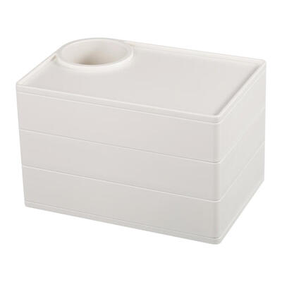 

Multi-Layer Rotatable Jewelry Storage Box Brush Holder Makeup Organizer