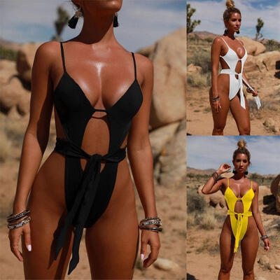 

Sexy One-Piece Bandage Push up Monokini Bikini Women Swimwear Swimsuit Bathing Suit