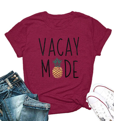 

Starmoon Womens Graphic Tees Tops Casual Short Sleeve Funny Letter Print T Shirt
