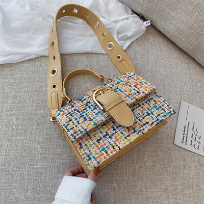 

North bag handheld small bag woman 2019 new spring&summer women bag fashion 100 small square bag Korean version oblique should