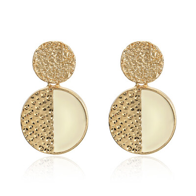 

2019 Contracted square color contrast color earrings female fashion lady geometric stud earrings Modern jewelry