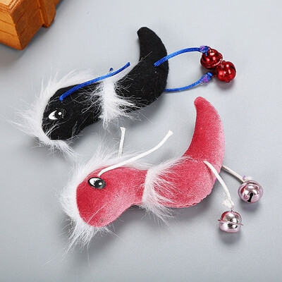 

Pet Cat Scratch Chew Plush ToysSoft Non-toxic Kitten Lovely Ant Shape Toy With Bells Squeaky Toy Cat Products