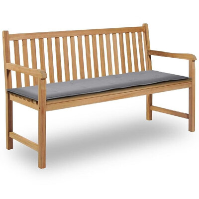 

Garden Bench Cushion Gray 59"x197"x118"