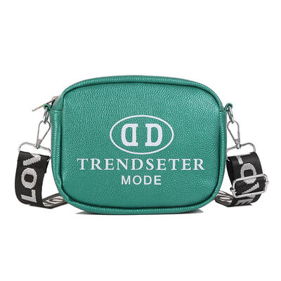 

Hip Hop Letter Print Shoulder Handbags Women PU Leather Crossbody Bags