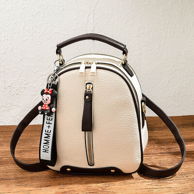 

In summer the Internet celebrity backpack the double shoulder the little girl the Korean version the fashion the one shoulde