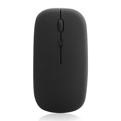 

W8 24G Wireless Rechargeable Thin Silent Mouse 1600DPI 4 Keys Optical Mice