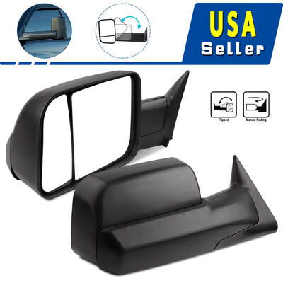 

New Style Tow Mirrors Fit for 1994-2001 Dodge RAM 1500 2500 3500 Manual Adjust