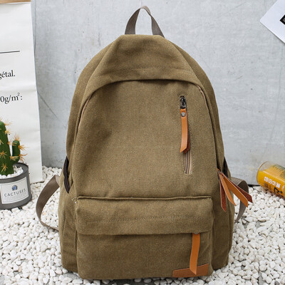 

Tailored Fashion Women Durable Canvas Backpacks Large Capacity Bags Package Shoulder Bags