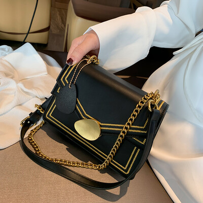 

Advanced sense chain bag handbag 2019 new fashion shoulder bag ocean Messenger bag wild ins net red packet