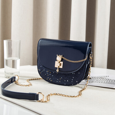 

Summer saddle lady bag chaos Korean version fashion Mini slanting bag chain single shoulder bags