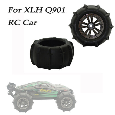 

Siaonvr 2PCS Wheels Tire Spare Parts Spare Part For XLH Q901 116 Scale RC Car