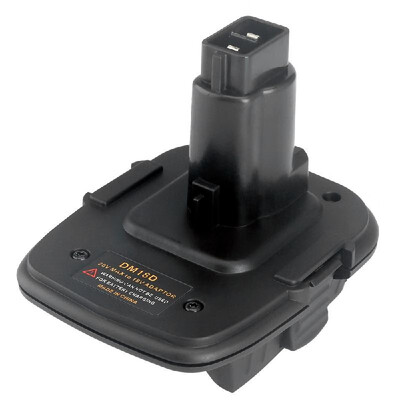 

DM18D Battery Converter Adapter with USB Port For DeWalt Tools Convert 20V Li-Ion Battery Milwaukee M18 to 18V NiCad NiMh Battery