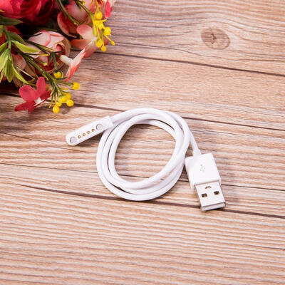 

Fashion Magnetic Charging Cable for Smart Watch Charger Wire Wristwatch 4 Pin Port USB