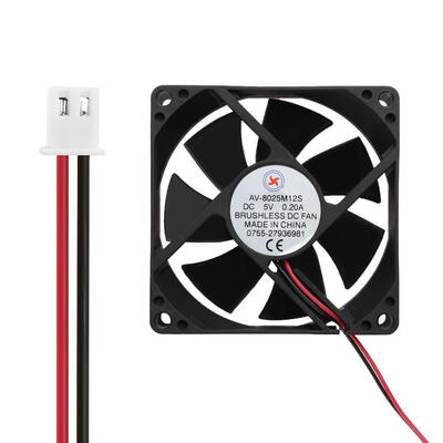 

Low Noise AV-8025M12S DC 5V 02A Cooling Fan 80x80x25mm Radiator Air Cooler