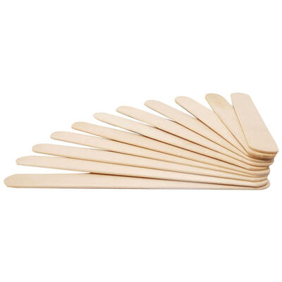 

50pcs Burlywood Ice-lolly Stick Kids Hand Craft DIY Making Ice Cream Sticks